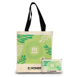 kit circular printalove regalo per natale shopper astuccio riciclati ecosostenibili