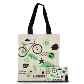 kit city life printalove regalo per natale shopper astuccio riciclati ecosostenibili