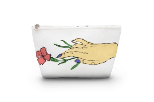 beauty pochette pencil case elena pasini per printalove fiori di campo